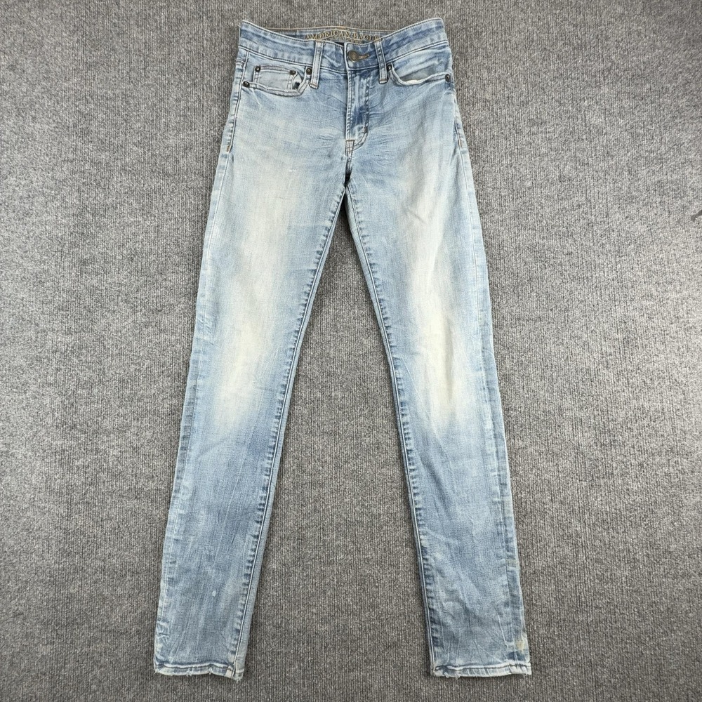 American Eagle Outfitters Jeans‎ Mens 28x32 Blue 360 Extreme Flex Skinny Denim